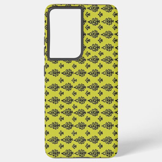 Boho India Block Print Samsung Galaxy Hülle (Rückseite)