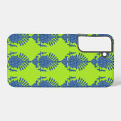Boho India Block Print Samsung Galaxy Hülle (Rückseite (Horizontal))