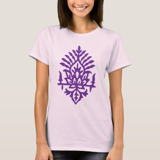 Boho India Block Print T-Shirt (Vorderseite)