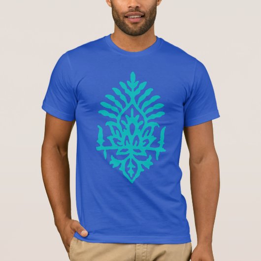 Boho India Block Print T-Shirt (Vorderseite)