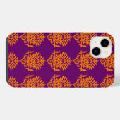 Boho Indien Blockdruck iPhone Hülle (Rückseite (Horizontal))