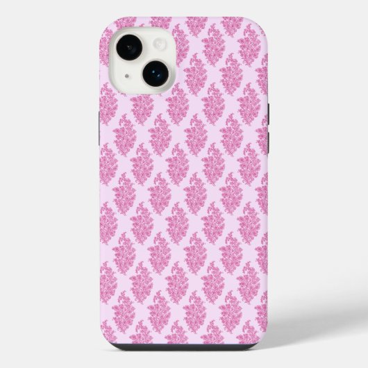 Boho Indien Blockdruck iPhone Hülle (Rückseite)