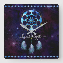 Boho Indigo Tribal Celestial Mandala Dreamcatcher