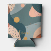 Boho Individuelle Name Dosenkühler (Vorderseite)