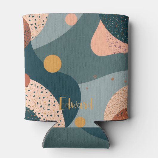 Boho Individuelle Name Dosenkühler (Rückseite)