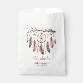 Boho Individuelle Name Dreamcather Babydusche Geschenktütchen