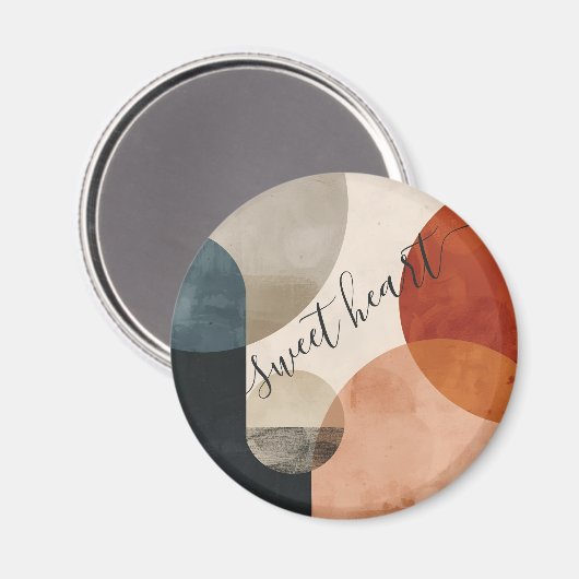 Boho Individuelle Name Magnet (Vorderseite/Rückseite)