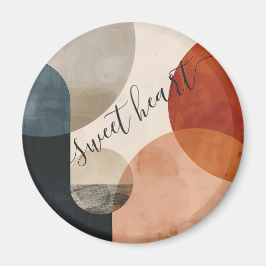 Boho Individuelle Name Magnet (Vorne)