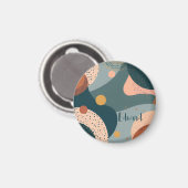 Boho Individuelle Name Magnet (Vorderseite/Rückseite)