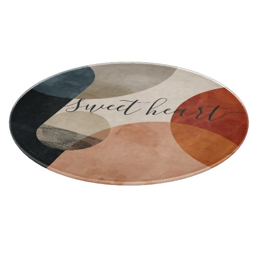 Boho Individuelle Name Schneidebrett (Ecke)