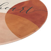 Boho Individuelle Name Schneidebrett (Ecke)