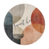 Boho Individuelle Name Schneidebrett (Vorderseite)