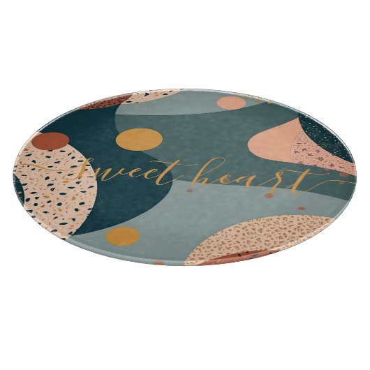 Boho Individuelle Name Schneidebrett (Ecke)