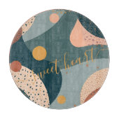 Boho Individuelle Name Schneidebrett (Vorderseite)