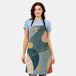 Boho Individuelle Name Schürze