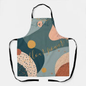 Boho Individuelle Name Schürze (Vorderseite)