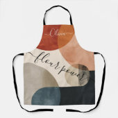 Boho Individuelle Name Schürze (Vorderseite)