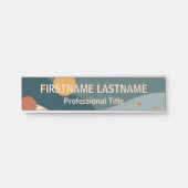 Boho Individuelle Name Türschild (Vorderseite )