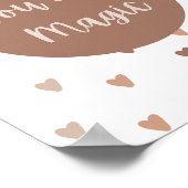 Boho Inspiration Sie sind Magie Kinderzimmer Art P Poster (Ecke)