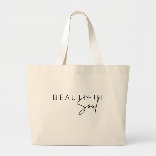 Boho Inspirational Quotes Jumbo Stoffbeutel (Vorne)