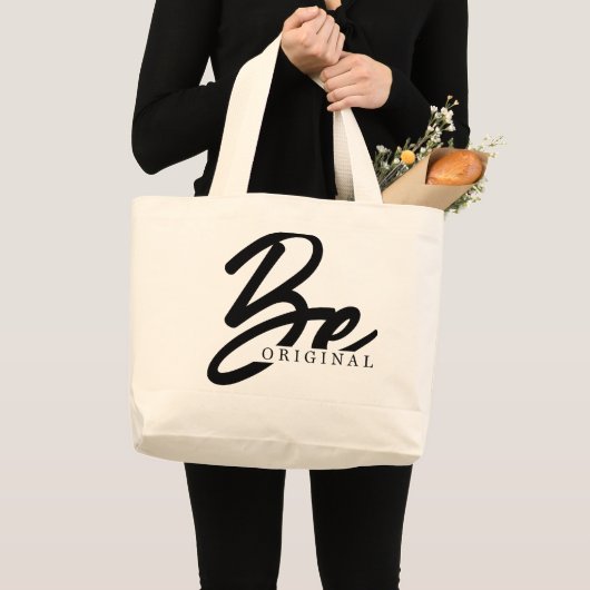 Boho Inspirational Quotes Jumbo Stoffbeutel (Vorderseite (Produkt))