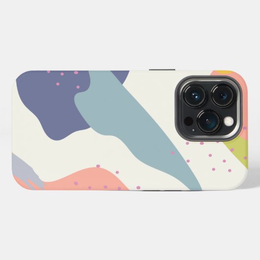 Boho Inspiriert Dotted Abstrakt Phone Case iPhone Hülle (Rückseite (Horizontal))