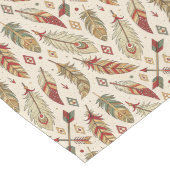 Boho-Inspiriert Feathers Arrows Table Runner Accen Großer Tischläufer (Ecke)