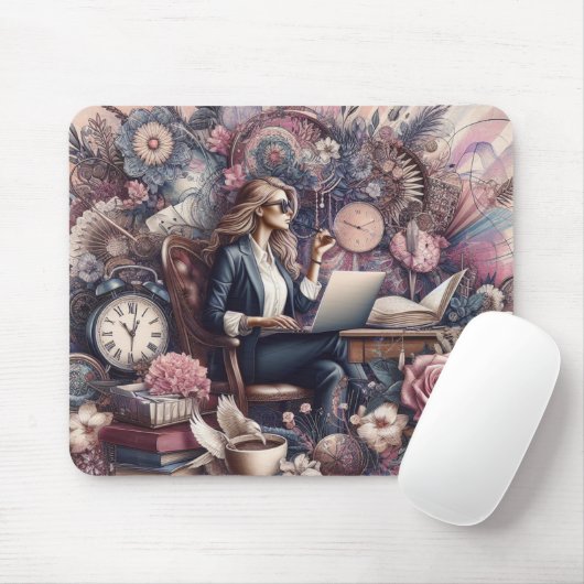 Boho inspiriert Maus-Matte, schicke Boho-Büro Mousepad (Mit Mouse)