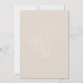 Boho Inspiriert Mütter Tag Brunch Einladung (Rückseite)