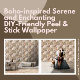 Boho inspiriert Serene und verzaubernde Peel and S Tapete
