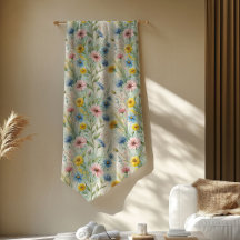 Boho Inspiriert Wild Blume Blanket in Soft Hues