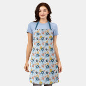 Boho Inspirierte Blume Muster Schürze (Getragen)
