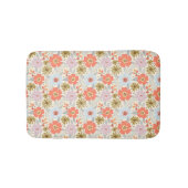 Boho Inspirierte Blumenmuster Bath Mat Badematte (Vorderseite)