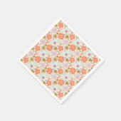 Boho Inspirierte Blumenmuster Napkins Serviette (Ecke)