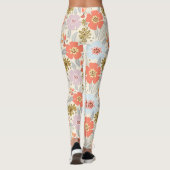 Boho Inspirierte Leggings für Blumenmuster (Rückseite)