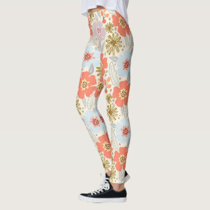 Boho Inspirierte Leggings für Blumenmuster