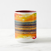 Boho inspirierter Sonnenuntergang Tasse (Zentrum)