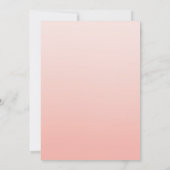 Boho Intimate Wedding Micro Zeremony Courthouse Einladung (Rückseite)