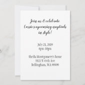 Boho Island Skull Einladung (Rückseite)