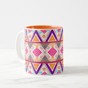 Boho Island Tribal Summer Zweifarbige Tasse