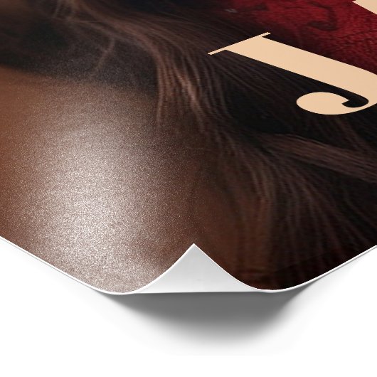 *~* Boho JANUARY Headdress GARNET AP53 Foto Print (Ecke)