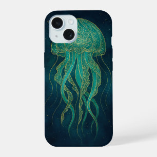 Boho Jellyfish iPhone 15 Hülle