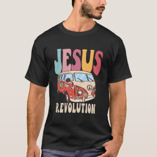 Boho Jesus-Revolution Christlicher Glaube auf der  T-Shirt