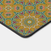 Boho Jewel Mandala Pattern Schreibtischunterlage (Ecke)