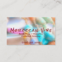 Boho Jewelry Artist Business Cards