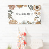Boho Jewelry Designer Floral  Banner (Insitu)