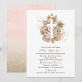 Boho Join uns für eine Taufe der Einladung (Vorne/Hinten)