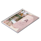 BOHO Journal-Geschenk Personalisiert Abstrakt Blus Notizblock (Linke Seite)