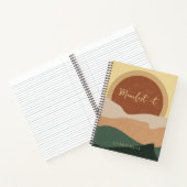 Boho Journal Manifest es, Gesetz der Anziehung Notizblock (Innenseite)