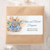 Boho Junge Teddy Bären Pampelgras Eukalyptus Baby (Insitu)